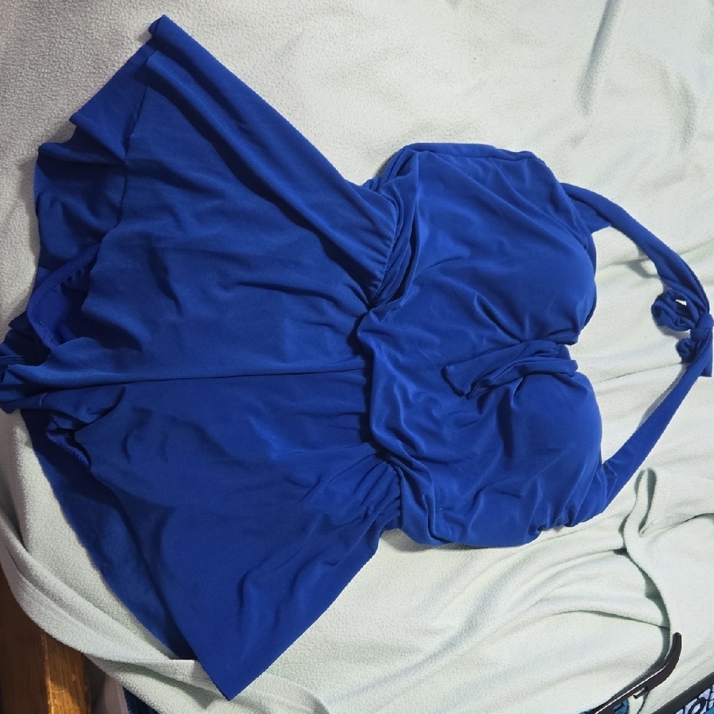 Aqua Green Vibrant Blue Swimwear